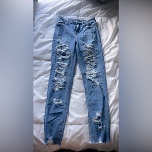 American eagle ripped jeans